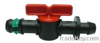Sell Drip Pipe Barb Flow Control Valve with barb for poly