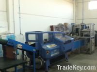 Used packaging line for aluminum foil containers