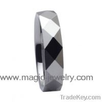 Sell Tungsten Engagement Ring, cutting facet shiny polish or brush