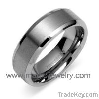 Sell finger rings, tungsten ring carbon fiber inlay