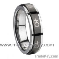 Sell celtic pattern tungsten ring, mens ring