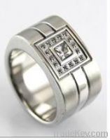 Sell Stainless steel mens rings, fashion finger rings
