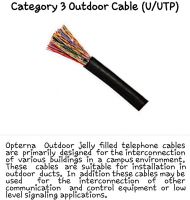 Opterna Cat3 Outdoor Jelly Filled Cable - 100 Pair PE