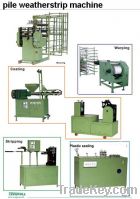 pile weatherstrip machine