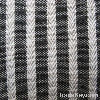 Sell yarn dyed linen sofa fabric with stripe pattern (CL322105-58-1)