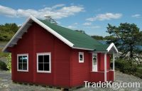 Sell living wooden house