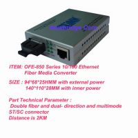 OFE-850 series 10/100M Ethernet Fiber Media Converter