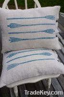 Sell arrow printed decorative linen pillows