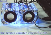 Crystal Cube  Speaker, USB speaker, computer speakerTLS-050