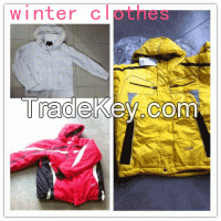 sell  grade A  used winter clothes
