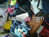 sell grade a used bags , shool bags