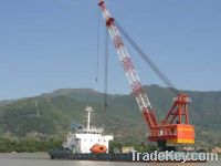 Sell 150ton self-propelled revolving floating crane