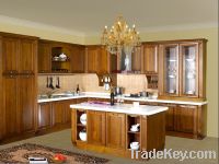 Sell 2017 Newest European Design Solid Wood Kitchen Cabient