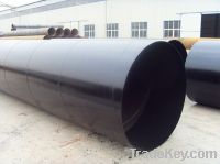 Sell pipes with black anti rust oil coating