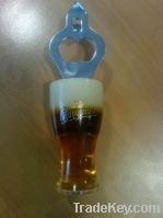 Sell bottle opener with key chain , 3d style ,