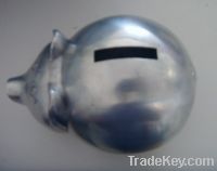 Sell custom promotion gift /piggy bank / plated silver gift