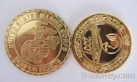 Sell custom souvenir coin /gold medal  coin/ metal coin/collection