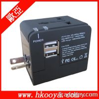 Sell World Travel Adapter With DUAL USB Charger (TA-102)