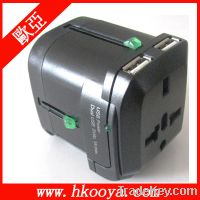 Sell Universal Travel Adapter With DUAL USB Charger(TA-112)