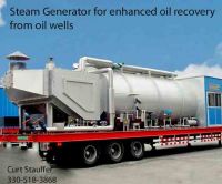 Sell steam for oil well recovery