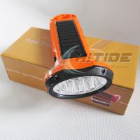 waterproof led Solar Flashlight for emergency light