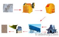 Sell sand-making production line