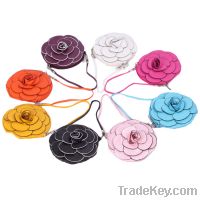 Wholesale and retail leather flower shape purse