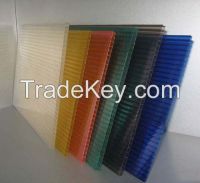 PC TWIN WALL POLYCARBONATE HOLLOW SHEET PLASTIC BOARD 4-10MM WITH UV PROTECTION LAYER
