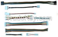 OEM wiring harness, with any connectors, connect cables, wires, dc cords, audio, computer harness;
