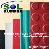 Rubber matting, rubber flooring, rib matting, stud matting (wide rib m