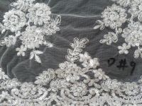 Sell mesh fabric with beaded embroidered