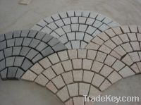 Sell fan-shaped paving stone on mesh