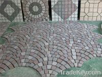 Sell porphyry fan-shaped stone on mesh