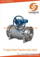 Sell 3 pcs forged steel trunnion-mounted ball valve