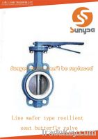 Sell resilient seal wafer type butterfly valve