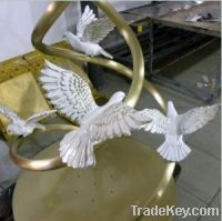 Sell Motored bronze dove sculpture