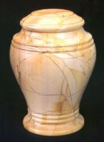Genuine Onyx / Marble Cremation URN, Memorial Vases and Nameplate