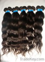 Sell 100% Indian BrazilianVirgin Remy unprocessed Machine Wefted Hair