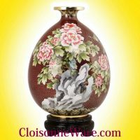 Sell Chinese China Cloisonne Copper Bronze Enamel Vase B-2