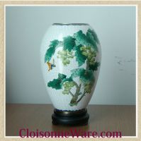 Sell Chinese Cloisonne Copper Bronze Brass Enamel Vase 32