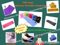 Sell  109 Keys Standard Silicone flexible Keyboard