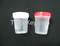 60ml volume of steriled urine container