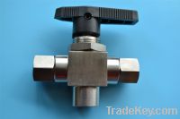 High Pressure valve, ball valve, 3 way ball valve