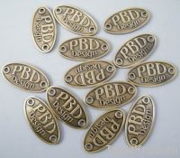 Sell Brass tag, metal logo, Furniture badge, metal sign, vintage metal