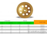 Sell Sintered grinding wheel-Alternative Double Row Cup Grinding Wheel