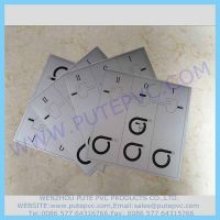 PT-ST-006 Adhesive security warning attention sticker PVC Customized Adhesive Warning Label