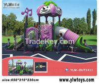 sea shipping outdoor amusement playground for parks/schools plastic playground for children, new amusement equipment