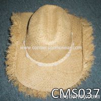 Sell Hot Sale!! 100% Natural Straw hat with logo band