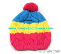 Sell fashion acrylic knitted hat, knitting hats