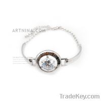 Sell fashion bracletes with clear zircon decorated
